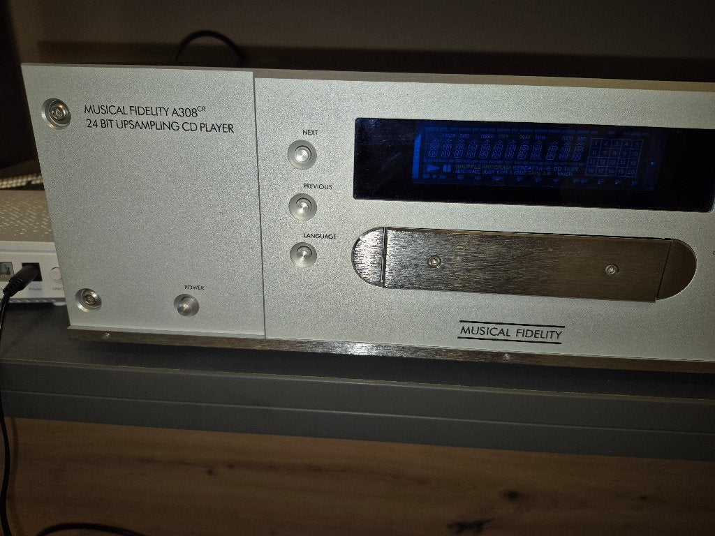 Musical fidelity A-308 CD player, Audio, Tv en Foto, Cd-spelers, Ophalen of Verzenden, Gebruikt, Overige merken