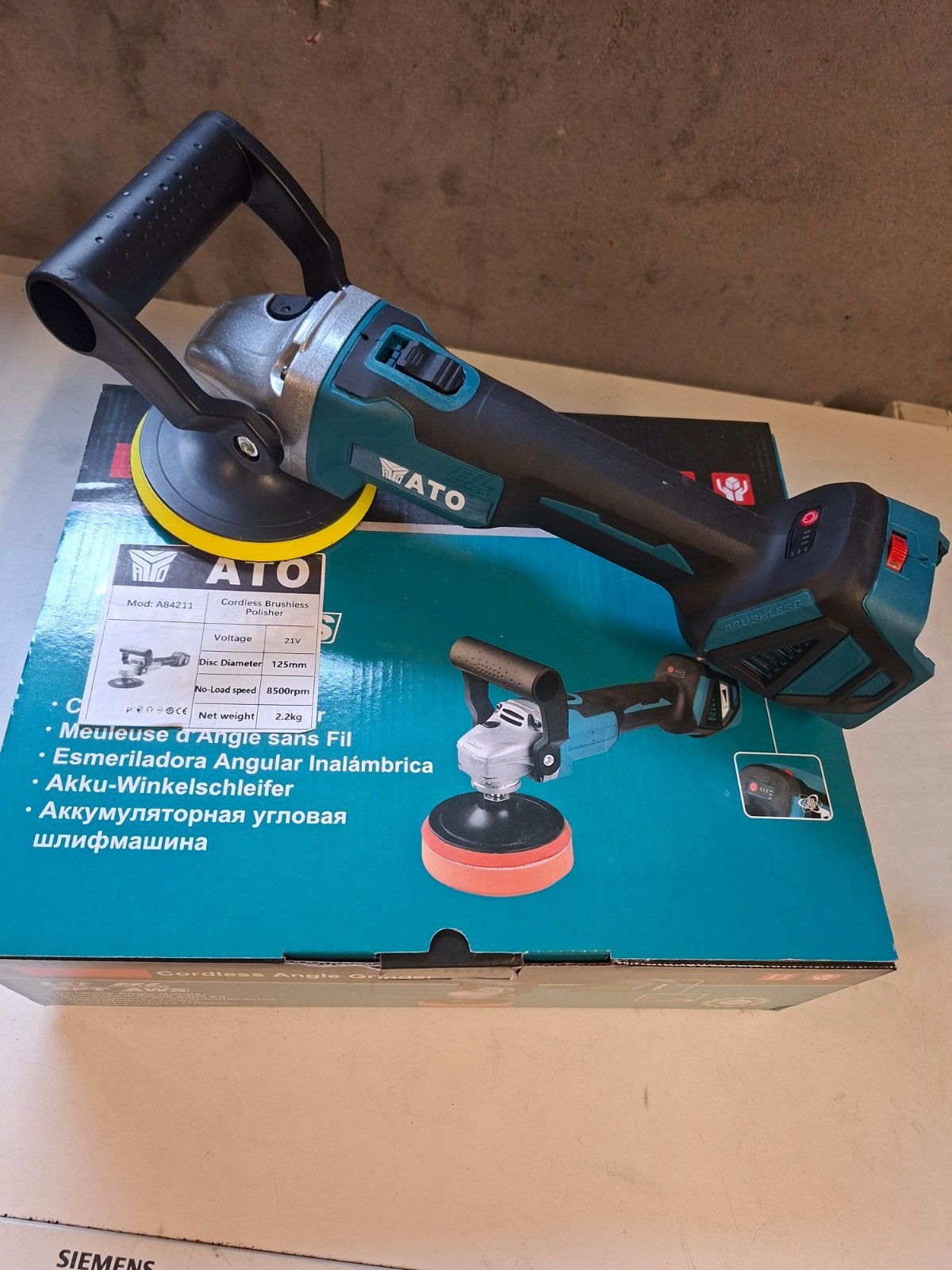 Nieuwe Accu Polijstmachine - geschikt voor Makita akku, Ophalen of Verzenden, Nieuw, Minder dan 700 watt, Haakse handslijpmachine