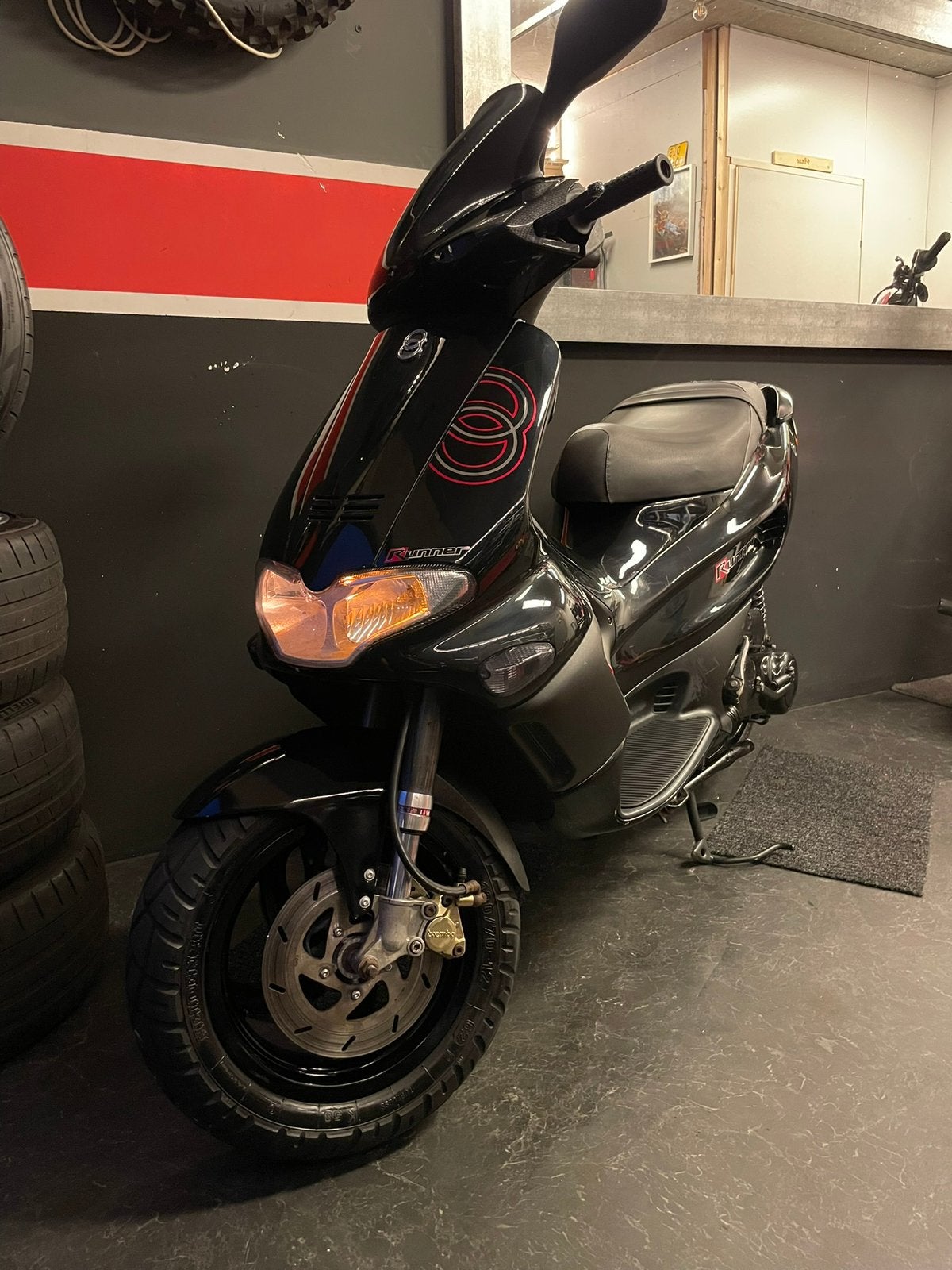 Gilera runner 50cc black on black brom kenteken, Ophalen