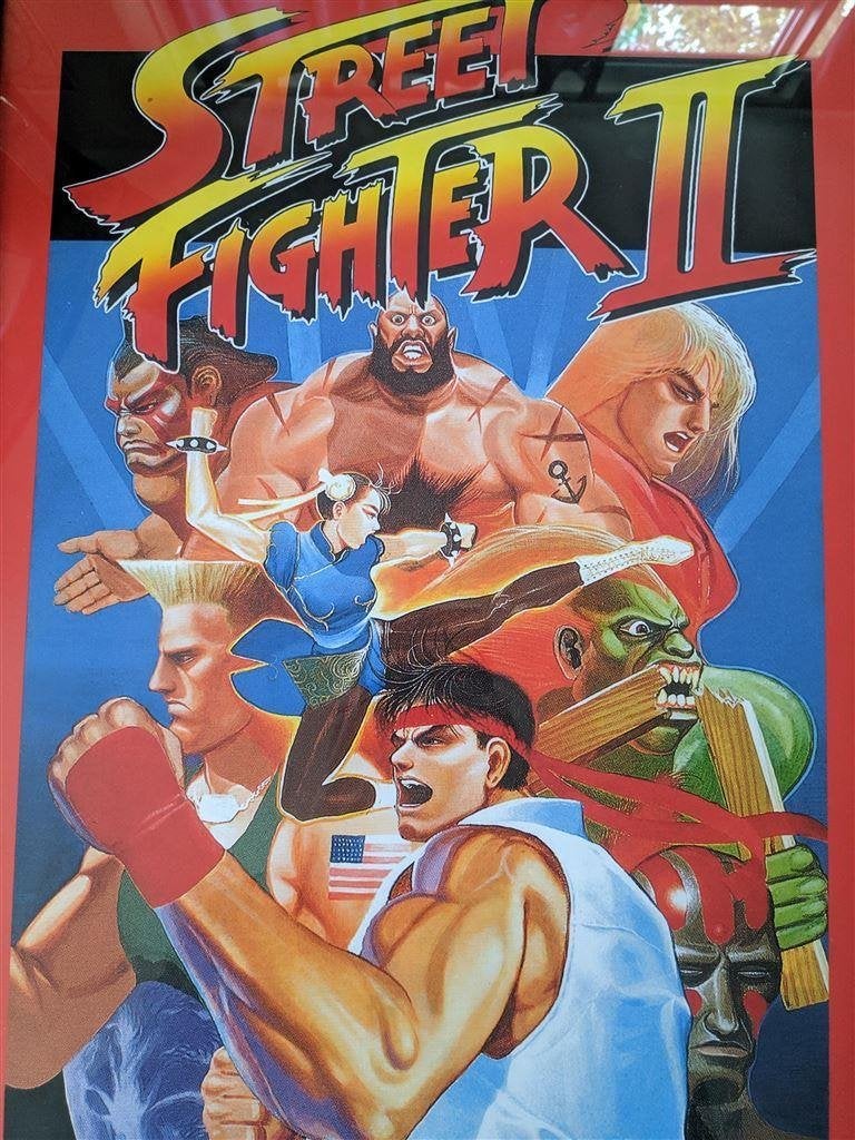 STREET FIGHTER 2 Capcom Gameroom Arcade Poster in List, Verzenden, Nieuw, A1 t/m A3, Film en Tv