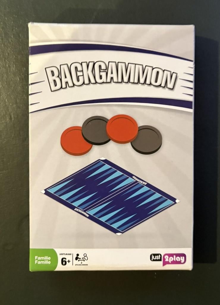 Backgammon, Hobby en Vrije tijd, Gezelschapsspellen | Bordspellen, Ophalen of Verzenden, Gebruikt
