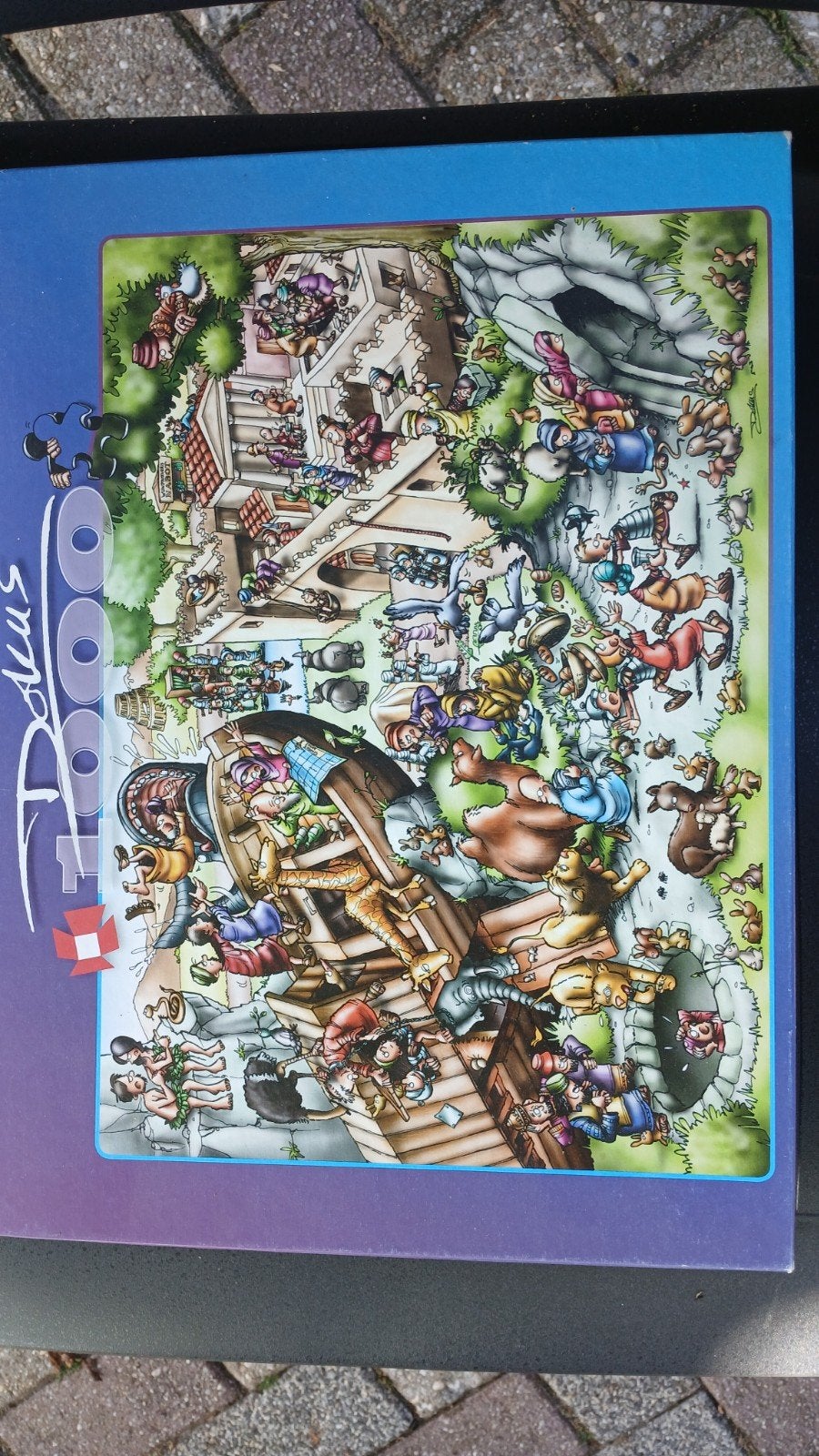 DaVinci Puzzel 1000 stukjes - De Ark van Noach, Ophalen of Verzenden, 500 t/m 1500 stukjes, Zo goed als nieuw, Legpuzzel