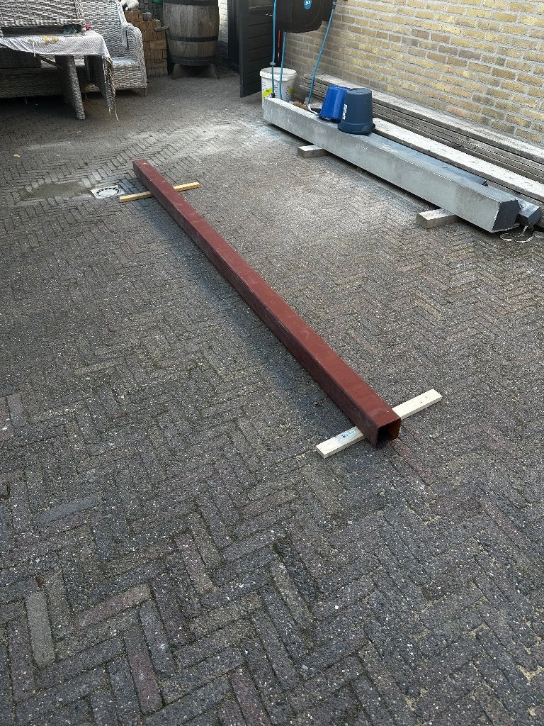 Nieuwe Koker 100x100x5 in de menie, Doe-het-zelf en Verbouw, Ophalen, Nieuw, IJzer