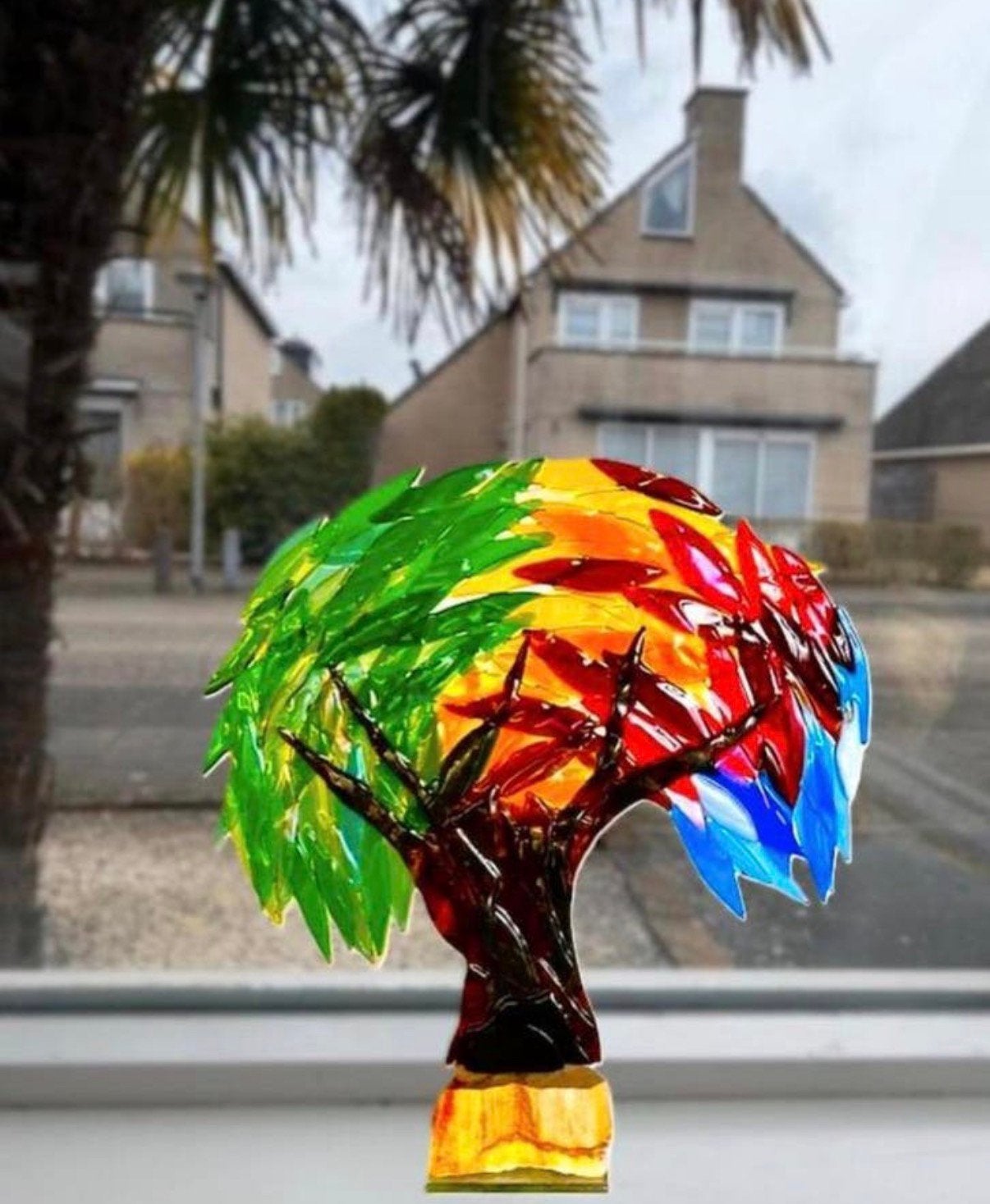 Glasfusie, glaskunst, glas, gesmolten glas, seasons, Ophalen