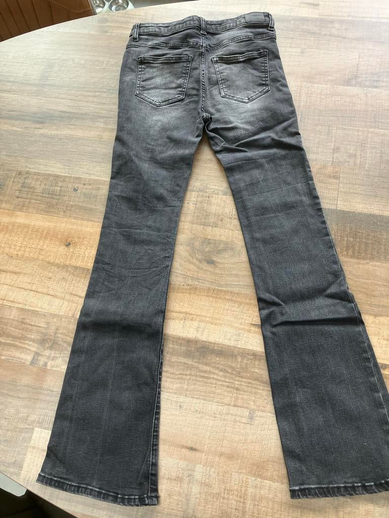 Shoeby Flared Leg Jeans Zwart Maat 170, Ophalen of Verzenden, Zo goed als nieuw, Meisje, Broek