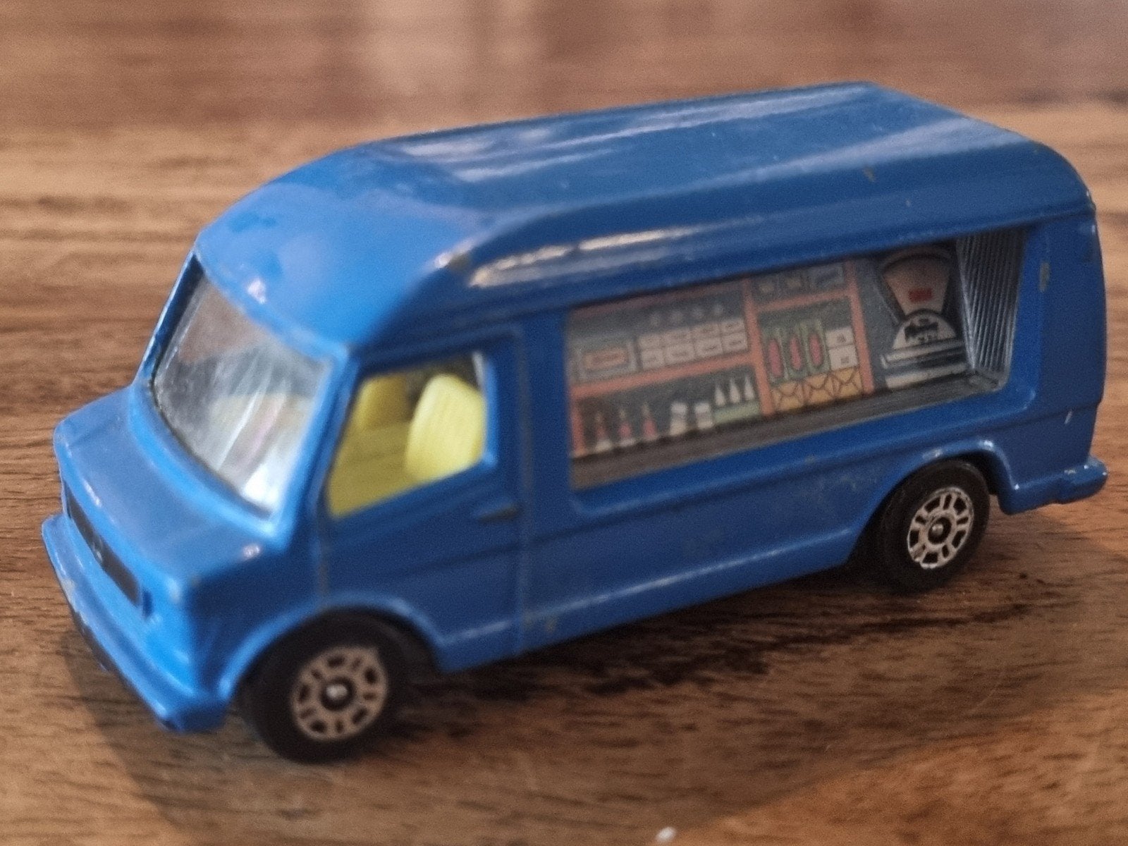 Corgi Juniors Mercedes Mobile Shop - Blauw Speelgoedbusje, Ophalen of Verzenden, Gebruikt, Overige typen