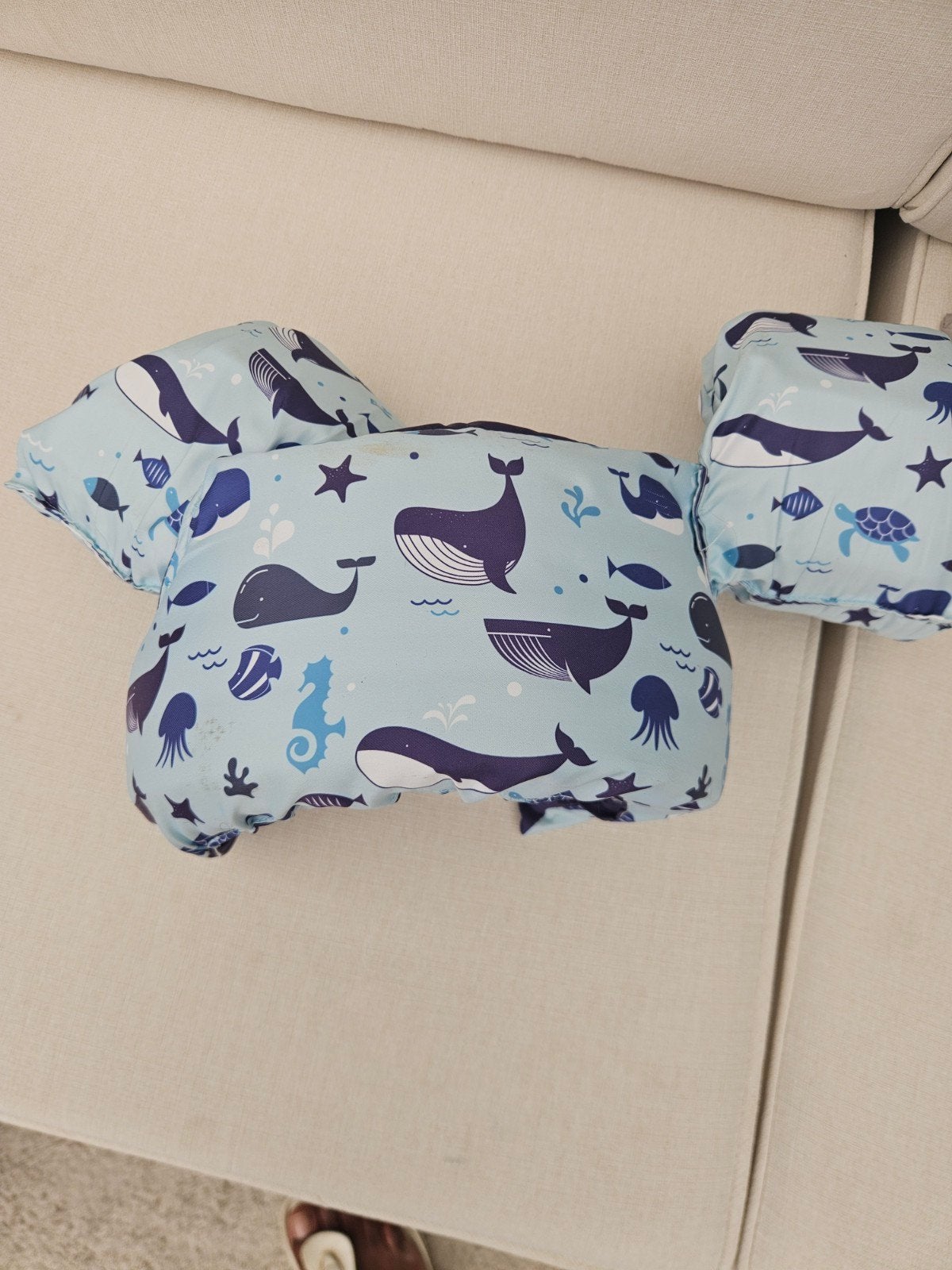 HappySwim zwemvest/zwembandjes voor kinderen (14-23kg), Ophalen, Zo goed als nieuw, HappySwim, Jongetje of Meisje