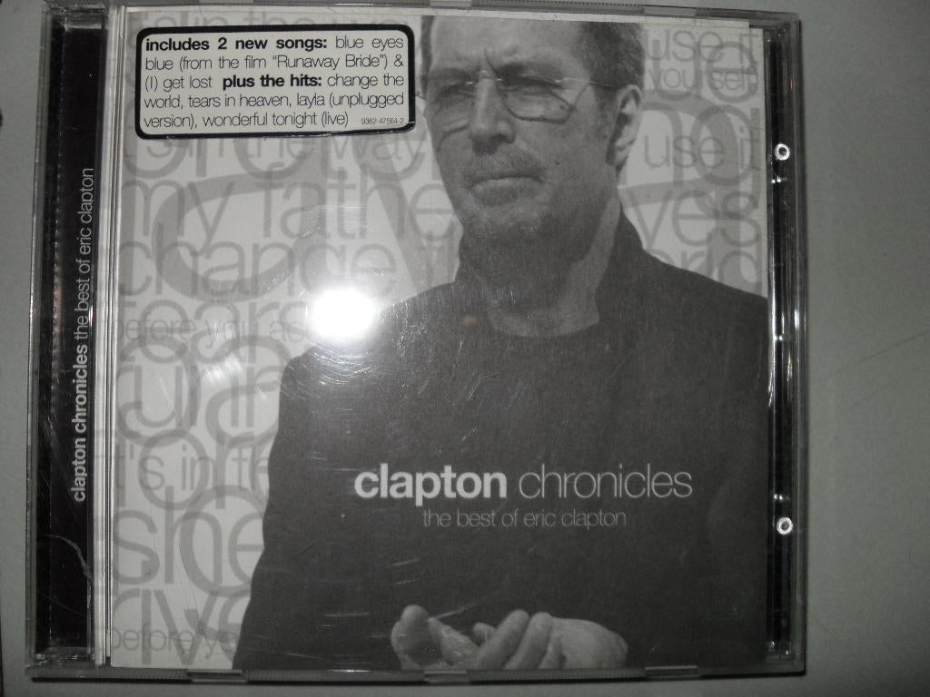 CD ERIC CLAPTON-CHRONICLES., Ophalen of Verzenden, 1980 tot heden, Zo goed als nieuw, Blues