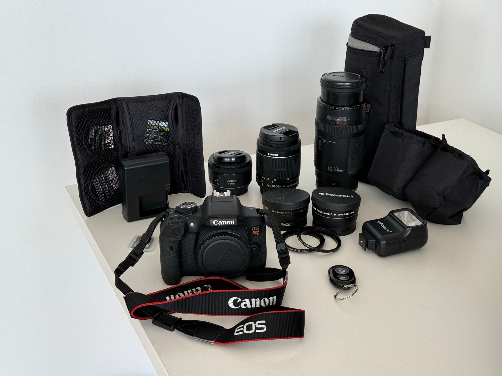 Canon EOS T6i met 3 lenzen en accessoires, Audio, Tv en Foto, Fotocamera's Digitaal, Spiegelreflex, Canon, Bluetooth, Ophalen of Verzenden