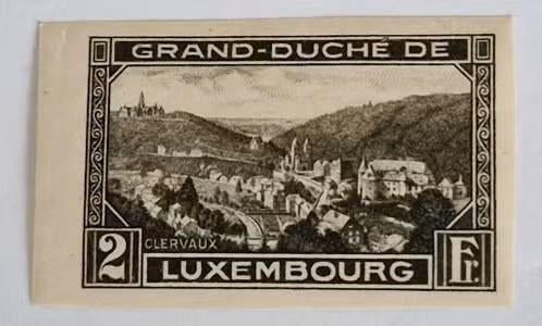 Luxemburg 1935 - Yvert 274 - Clervaux, Ophalen of Verzenden, Luxemburg, Postfris