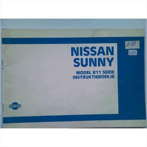 Nissan Sunny B11 Instructieboekje 1984 #1 Nederlands, Ophalen of Verzenden