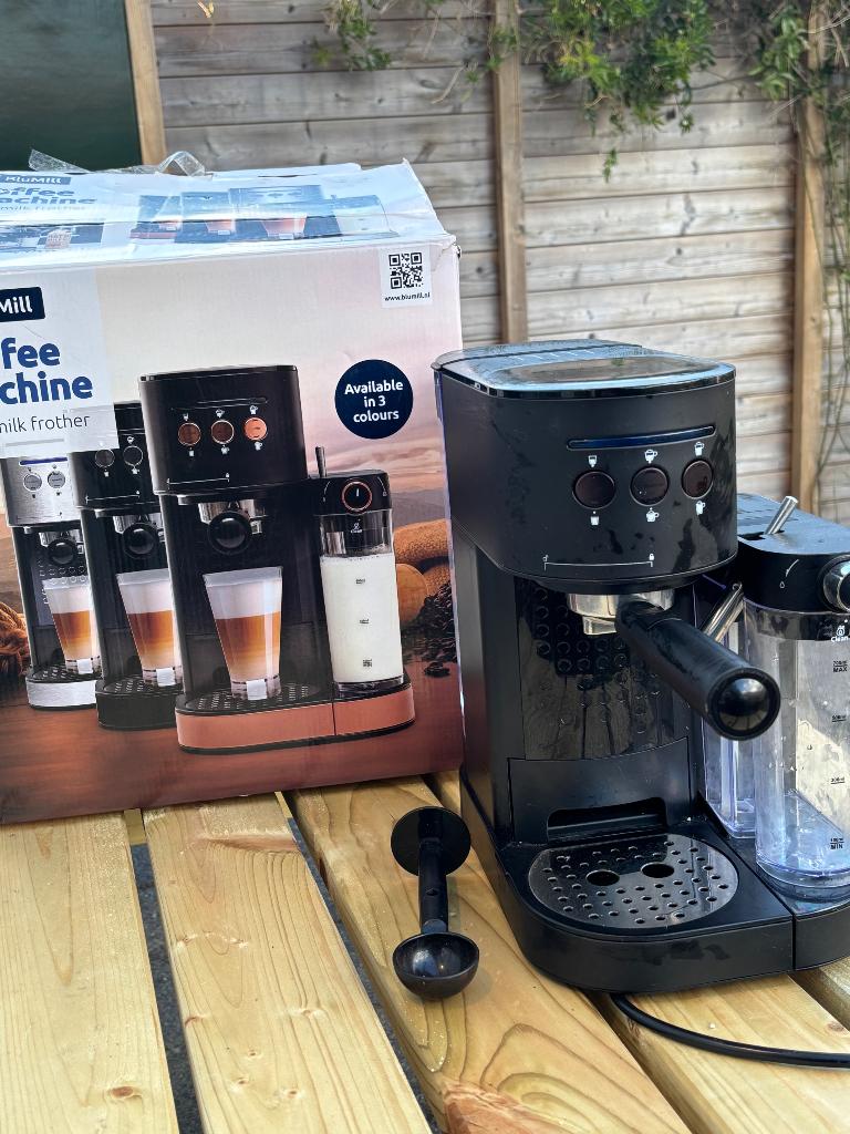 Koffiemachine, Verzenden, Espresso apparaat, Gemalen koffie, Zo goed als nieuw