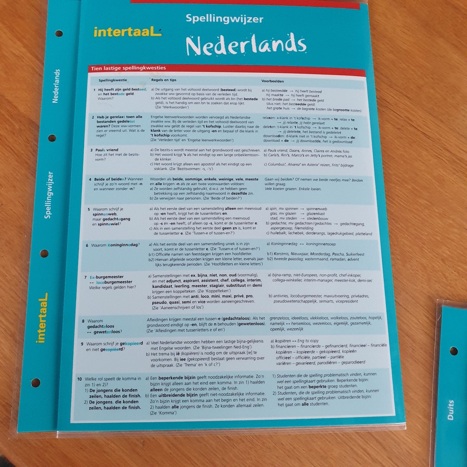 Intertaal  voor duits, engels, frans en nederlands, Ophalen of Verzenden