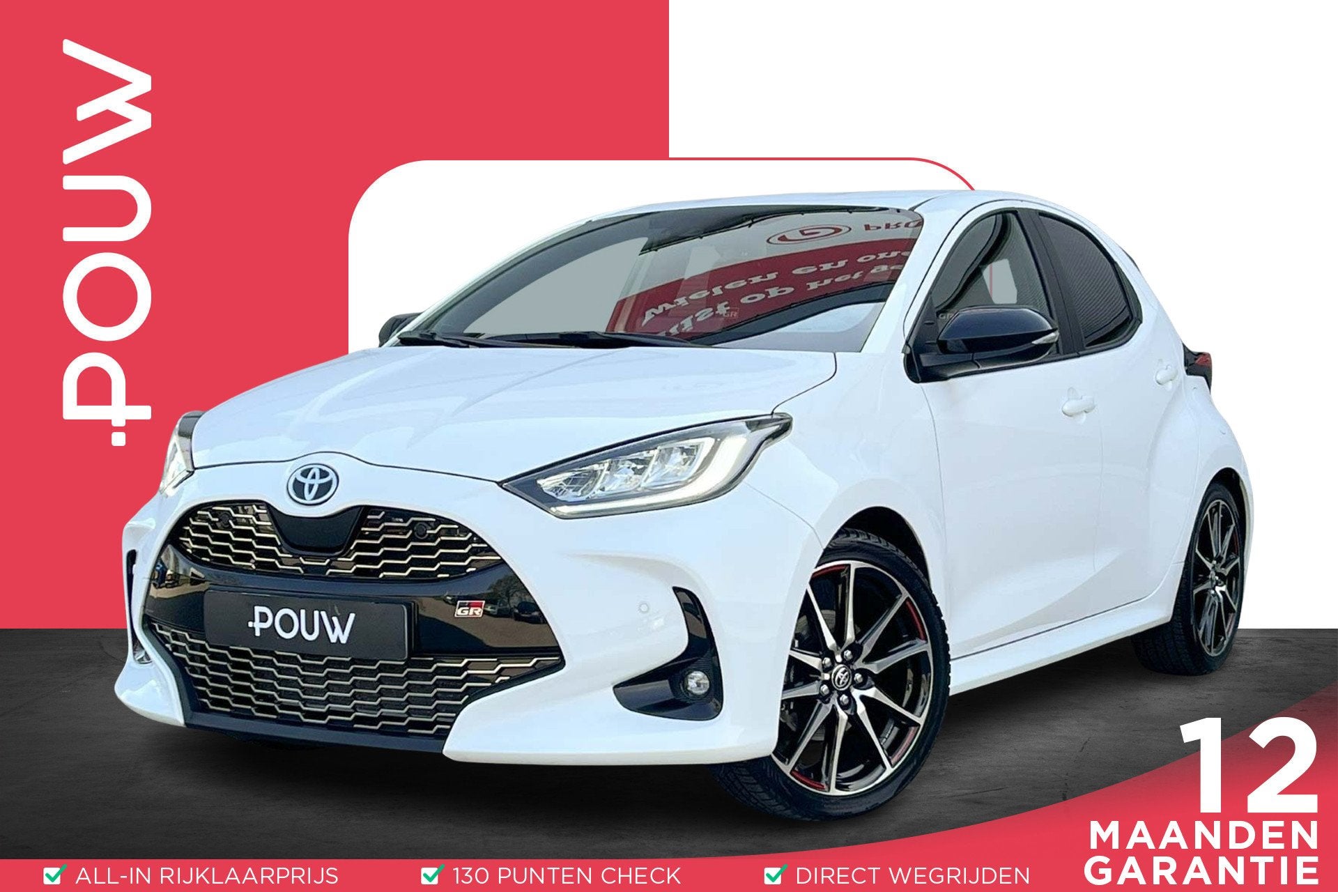 Toyota Yaris 1.5 Hybrid 115pk AUT GR Sport | Navigatie | Sto, Auto's, 12 maanden, 450 kg, Gebruikt, Bedrijf