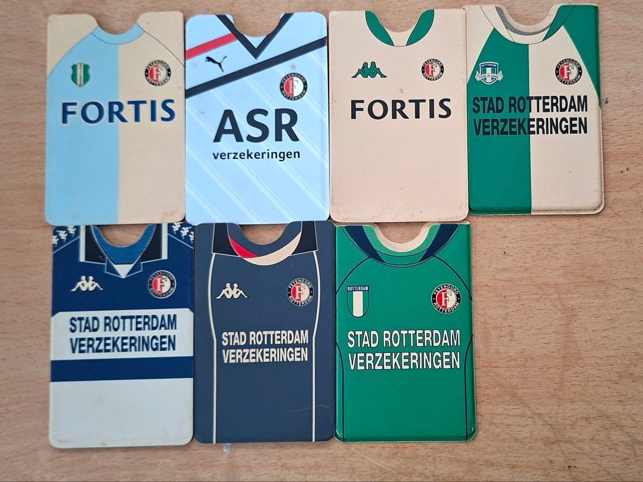 Setje originele Feyenoord Kaarthouders, Verzamelen, Sportartikelen en Voetbal, Ophalen of Verzenden, Gebruikt, Feyenoord
