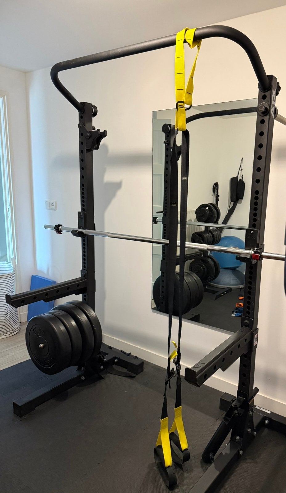 Squatstands met alle toebehoren, Sport en Fitness, Ophalen, Zo goed als nieuw, Overige typen