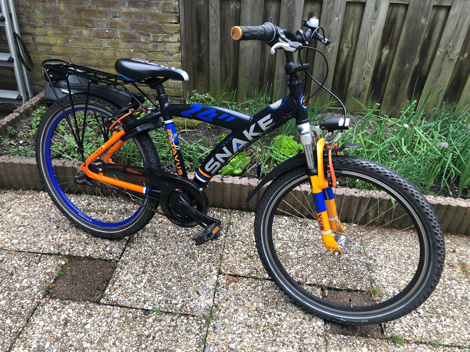 Batavus snake jongefiets 24 inch, Ophalen of Verzenden, Zo goed als nieuw, 24 inch, Versnellingen