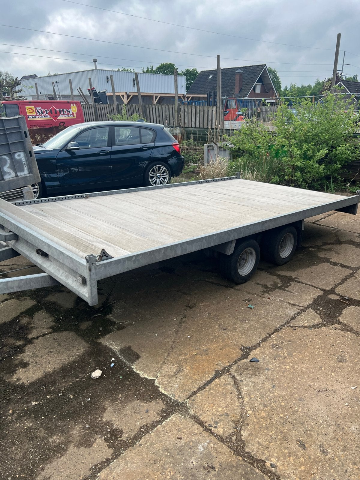 Anssems oprijwagen autoambulance 3000 kg, Ophalen, Gebruikt