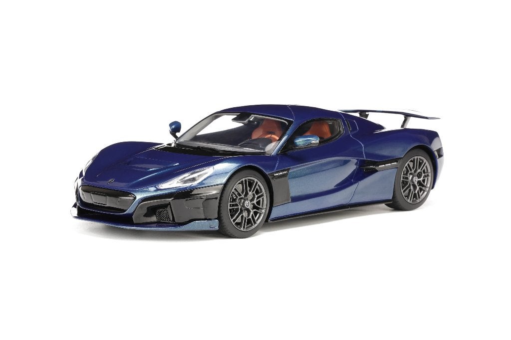 Rimac Nevera Riviera Blauw Metallic 2021 GT Spirit GT405, Overige merken, Auto, Verzenden, Z Models 2 rue de l'Ecusson sales@solido.com