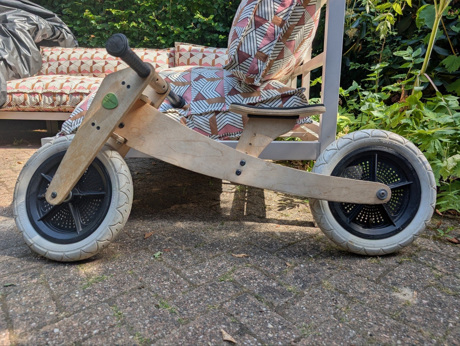 Wishbone Bike 2-in-1 loopfiets/driewieler (hout), Ophalen, Gebruikt, Loopfiets