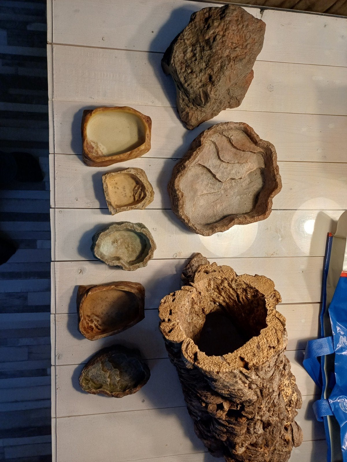Diverse bakjes en nieuwe uv-a / uv-b lampen e27 fitting, Dieren en Toebehoren, Reptielen en Amfibieën | Toebehoren, Ophalen, Nieuw