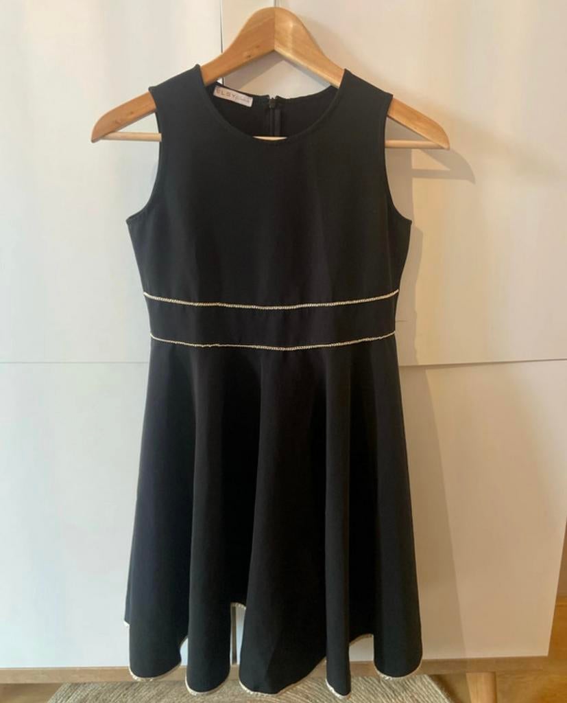 Elsy Couture zwarte meisjesjurk - Nieuwstaat - Maat 146, Maat 38/40 (M), Zwart, Cocktailjurk, Ophalen of Verzenden