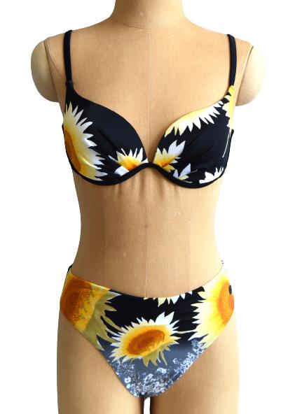 Nieuwe Ariella bikini, zwart/oranje/geel Mt. 38 D, Overige kleuren, Verzenden, Nieuw, Ariella