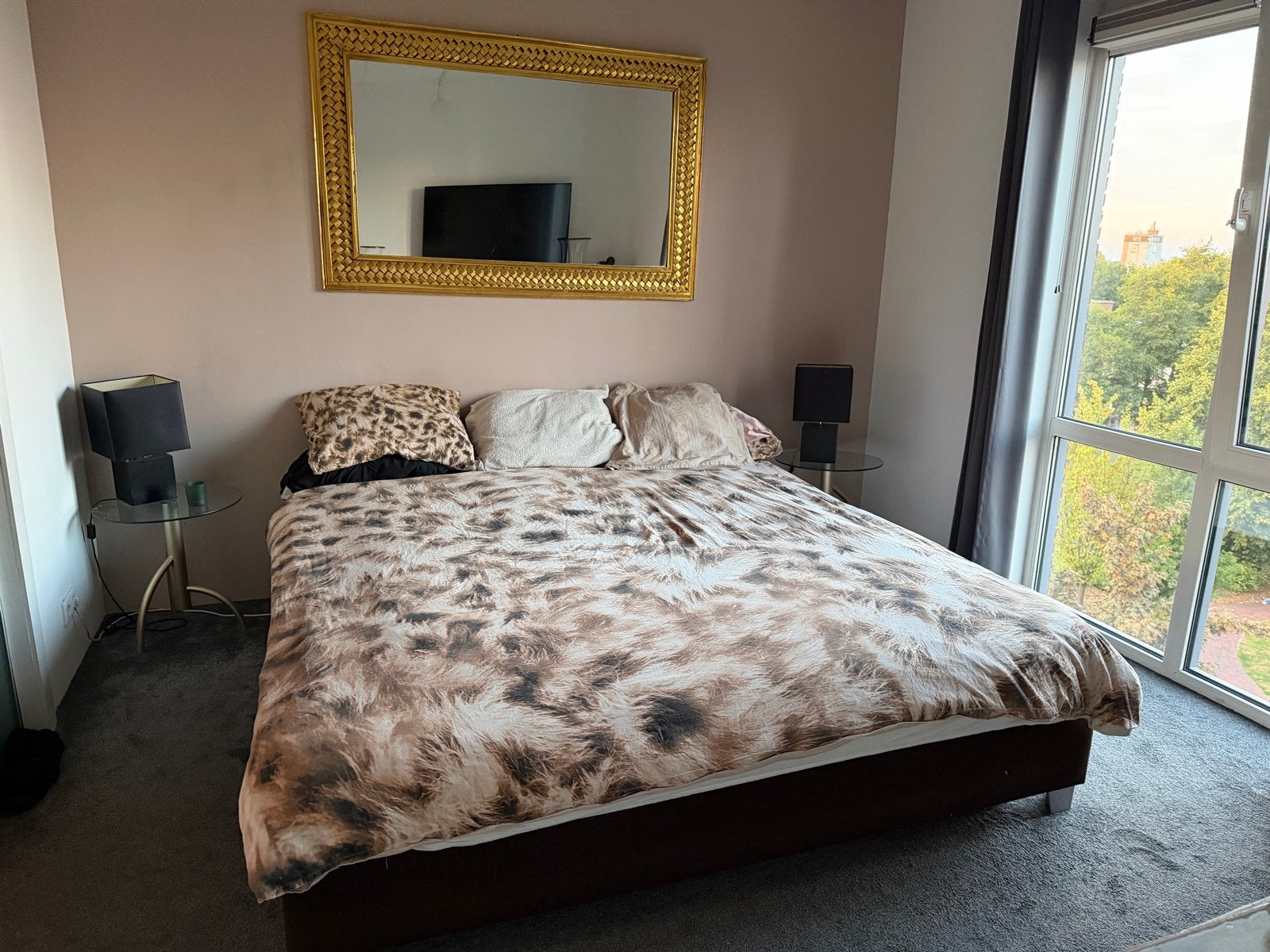 Waterbed 200x220 cm met verwarming, Ophalen, Solo-systeem, Gebruikt, Tweepersoons