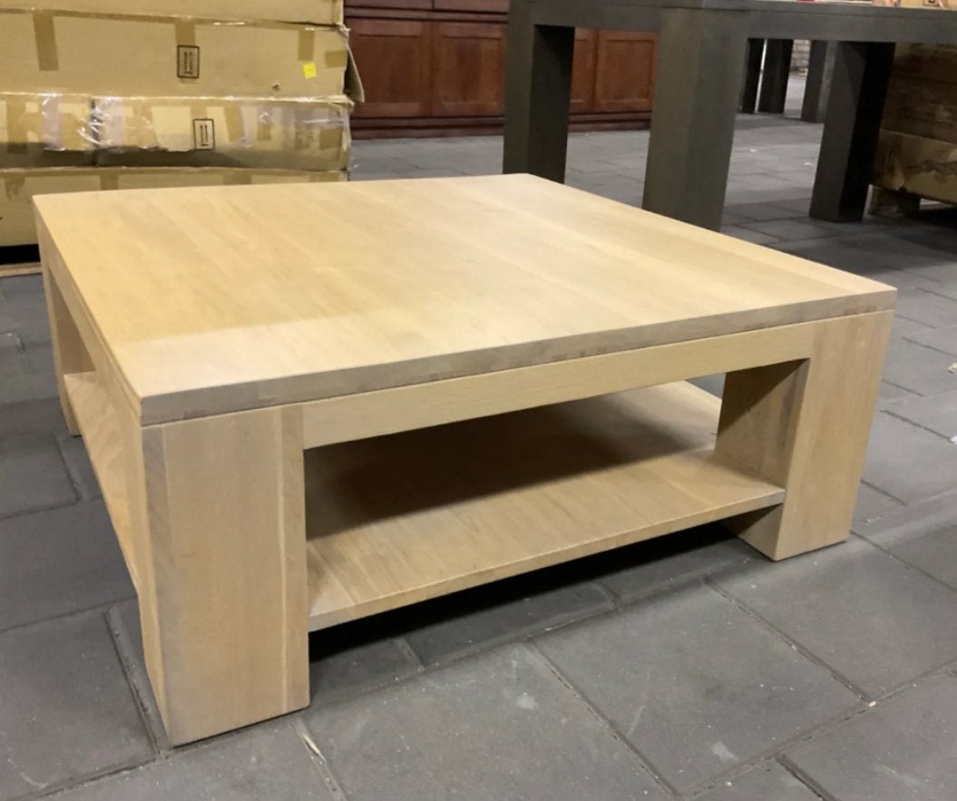 Salontafel Eikenhout, Huis en Inrichting, Tafels | Sidetables, Ophalen, 50 tot 100 cm, Nieuw, 25 tot 50 cm