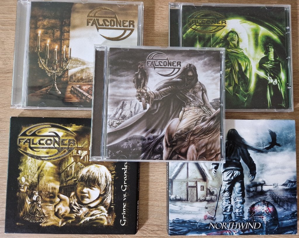 FALCONER 5CD Albums, Ophalen of Verzenden, Heavy metal, Album, Eerste persing