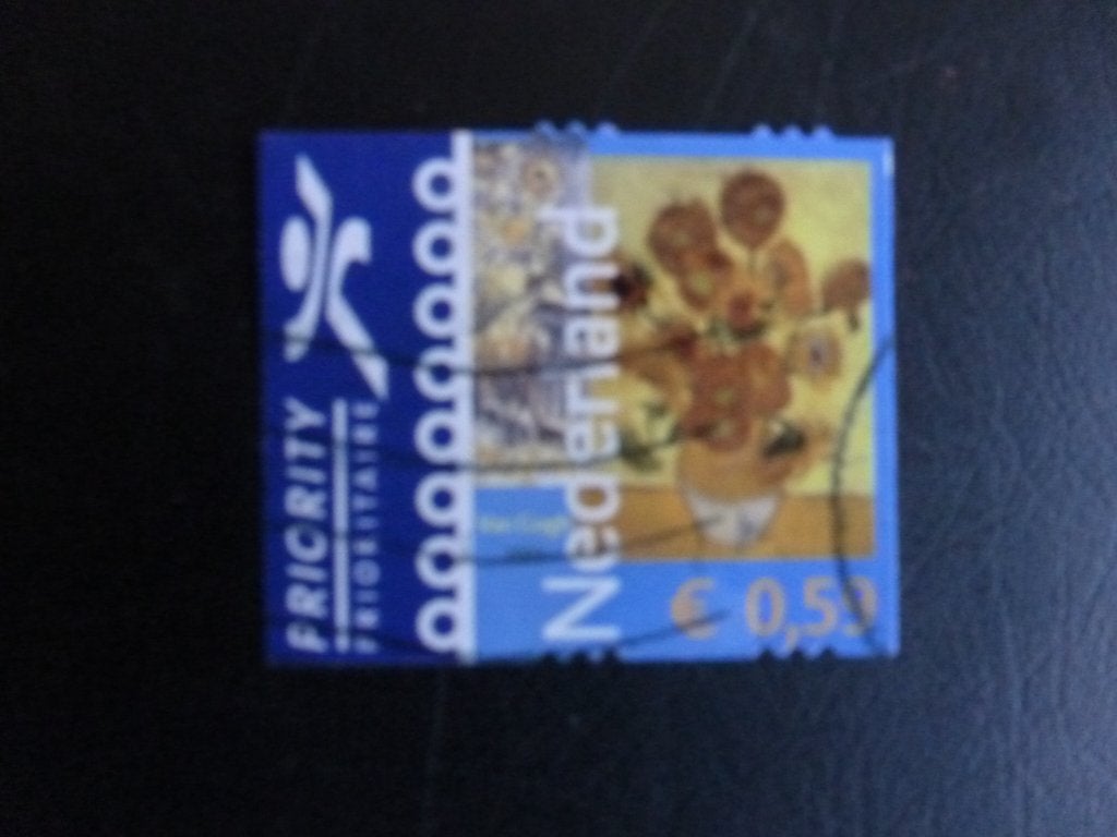 Nederland Priority . Van Gogh, Verzenden, Gestempeld