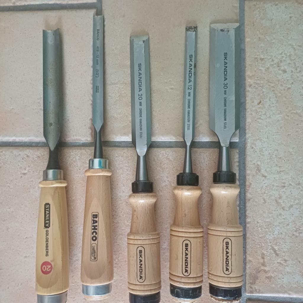 5 Beitels, Ophalen of Verzenden, Zo goed als nieuw