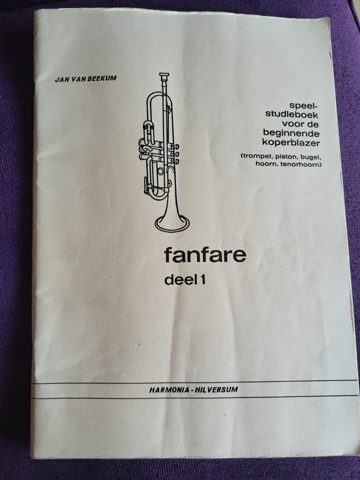 Fanfare I - Speelstudieboek voor beginnende koperblazers, Muziek en Instrumenten, Ophalen of Verzenden, Gebruikt, Koperblazer