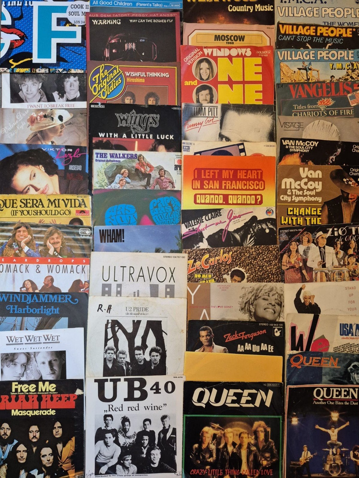 Foto 17 van Grote collectie 1245 stuks 7 inch vinyl singles- pop, rock..