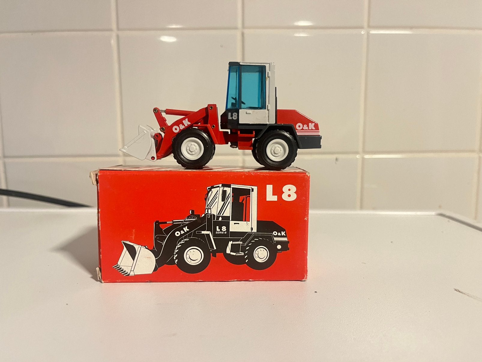 O&K L8 Conrad Nzg 1/50, Ophalen of Verzenden, Zo goed als nieuw, Hijskraan, Tractor of Landbouw, Conrad
