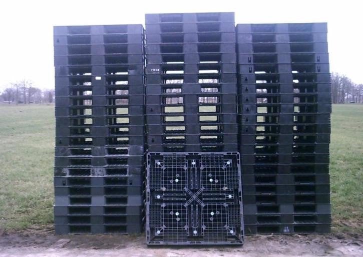 🌈Plastic pallet kunststof-pallets stapel-pallets 🌈, Ophalen, Gebruikt, 100 cm of meer, 60 cm of meer
