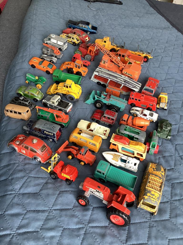 Lesney Corgi Dinky Toys speelgoedauto's vintage, Overige merken, Gebruikt, 1:50 of kleiner, Auto