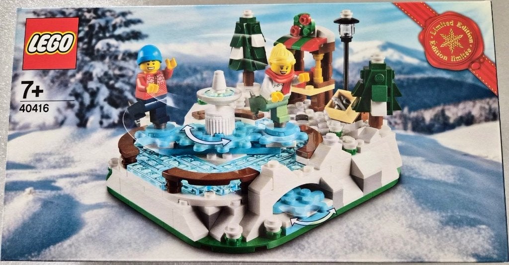 Lego 40416 Ice Skating Rink uit 2020 - Nieuw!, Lego, Nieuw, Ophalen of Verzenden, Complete set