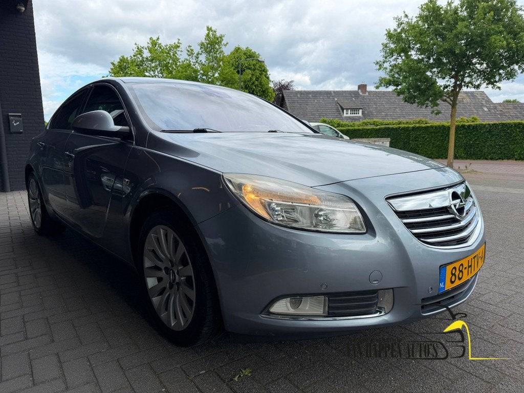 Opel Insignia 2.0 T Cosmo / apk 5-2027, Auto's, Opel, Gebruikt, Zwart, 4 cilinders, Leder en Stof