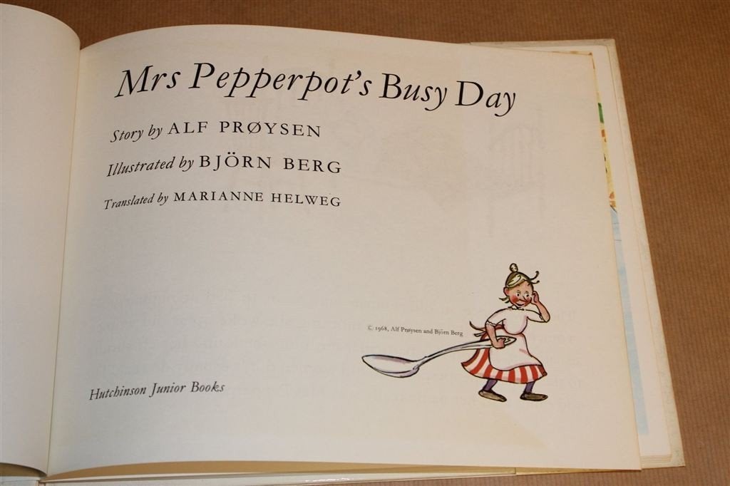 Vrouwtje Theelepels Drukkedag [1968] — Vintage Prentenboek, Ophalen of Verzenden, Gelezen
