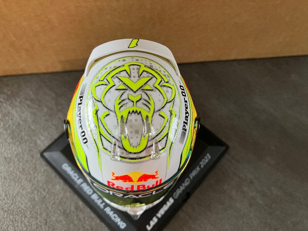 ✅ Max Verstappen 1:4 helm 2023 Las Vegas GP Red Bull RB19, Ophalen of Verzenden, Nieuw, Formule 1