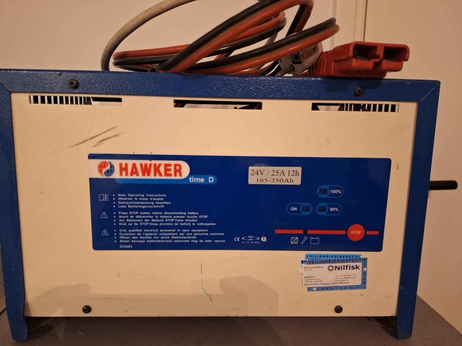 Hawker Time D Acculader 24V / 25A 12h (165-250Ah), Gebruikt, Overige automerken