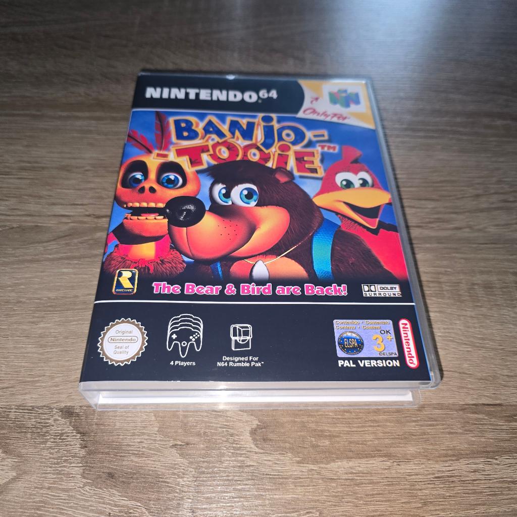 Banjo Tooie N64 Game Case (3), Avontuur en Actie, Verzenden, 1 speler, Zo goed als nieuw