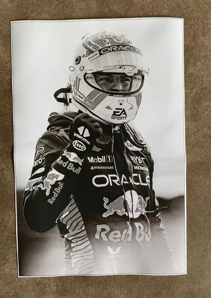 Max Verstappen F1 canvas poster 2030 NIEUW, Rechthoekig Staand, Nieuw, Ophalen of Verzenden, Canvas of Doek