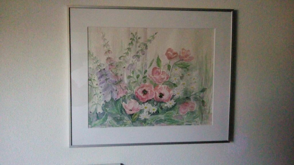 Aquarel licht pastel, Huis en Inrichting, Woonaccessoires | Schilderijen, Tekeningen en Foto's, Ophalen of Verzenden, Gebruikt