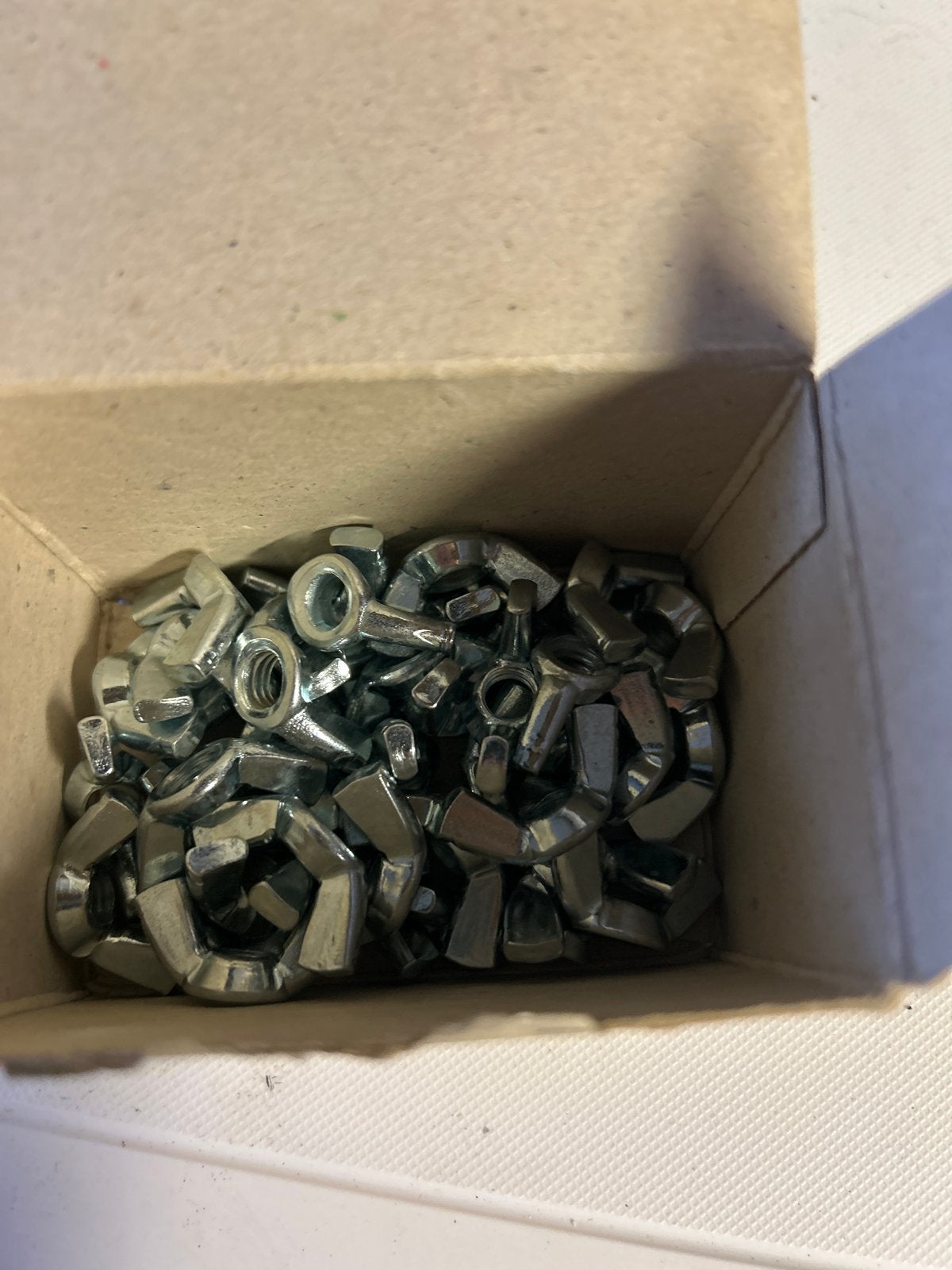 37x Vleugelmoeren M8 Verzinkt, Doe-het-zelf en Verbouw, Ophalen of Verzenden, Gebruikt, Bouten of Moeren