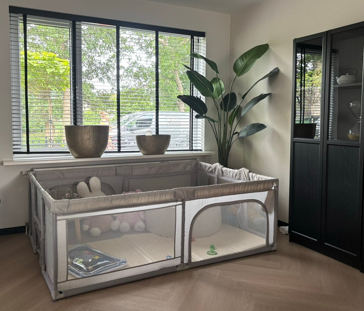 Grondbox beige, Huis en Inrichting, Complete inboedels, Ophalen
