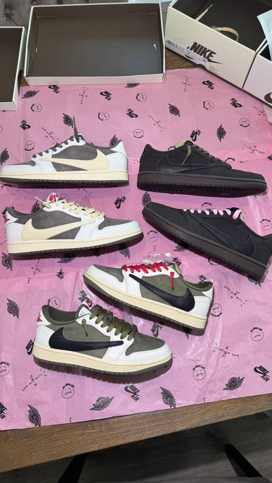 nike travis scott ALLE KLEUREN + MATEN heren/dames unisex, Ophalen of Verzenden, Nieuw, Overige kleuren, Sneakers of Gympen