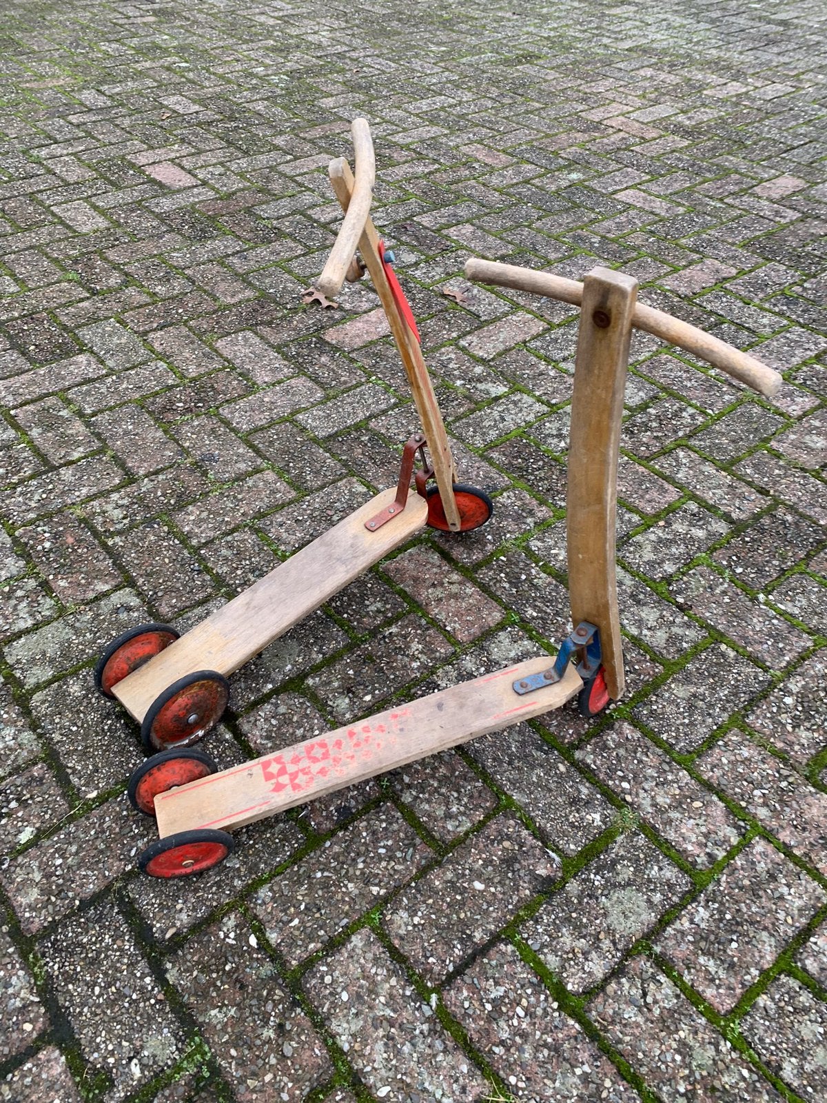 Houten vintage step, Ophalen of Verzenden