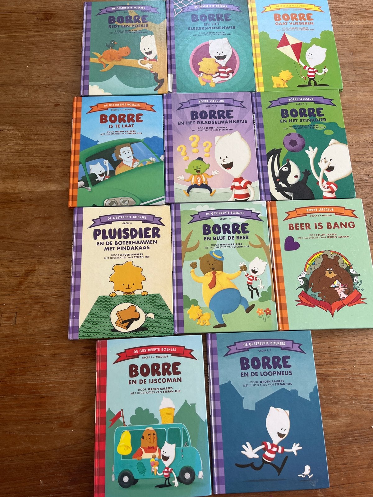 11Borre leesboekjes - klaar voor volgende ronde, Ophalen, Gelezen, Fictie algemeen